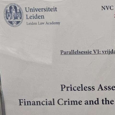 NVC Conference session sign with title on it